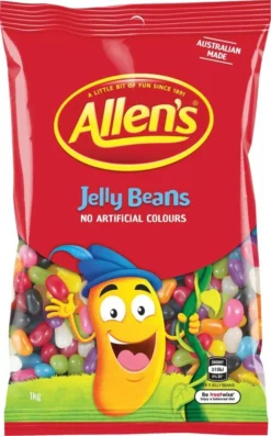 Allen's Mixed Jelly Beans 1kg -Snack Shop Allen27s20Mixed20Jelly20Beans201kg20281kg20Bag29
