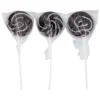 Black Mini Swirl Lollipops 24 Pack (288g)