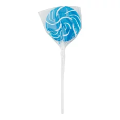 Snack Shop 20 Blue Mini Swirl Lollipops 24 Pack (288g)