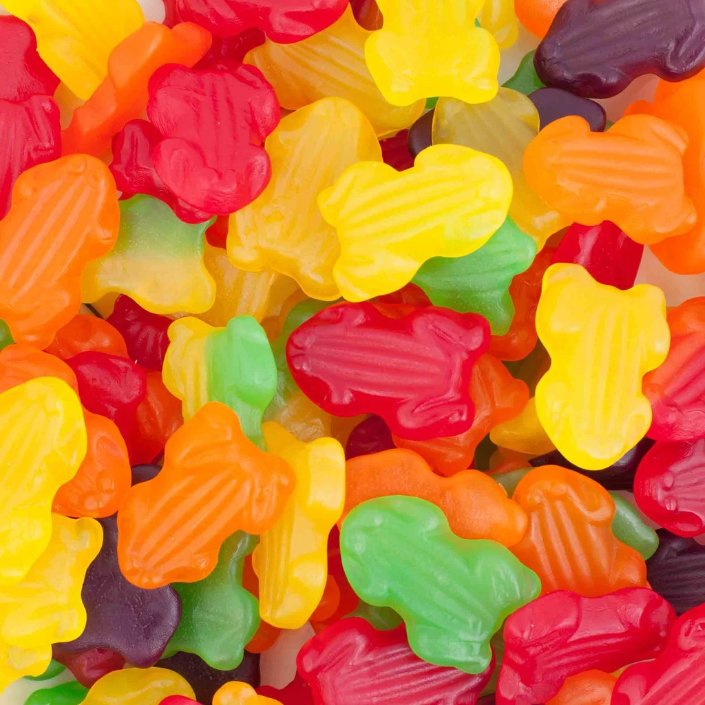Fruity Frogs Bulk Lollies 1kg 1 Fruity Frogs Bulk Lollies 1kg
