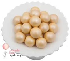 Gold Shimmer Gumballs 1kg - 10kg