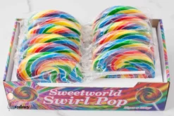 Best Seller -Snack Shop Mega20Swirl20Rainbow20Lollipops20200g201220Pack
