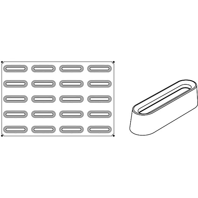 Pavoni Round Monoportion Silicone Mould PX036 1 Pavoni Round Monoportion Silicone Mould PX036