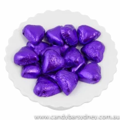Purple Belgian Chocolate Hearts 500g - 5kg -Snack Shop Purple20Belgian20Chocolate20Hearts20500g20 205kg 2