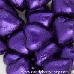 Purple Belgian Chocolate Hearts 500g - 5kg -Snack Shop Purple20Belgian20Chocolate20Hearts20500g20 205kg2028500g20Bag29