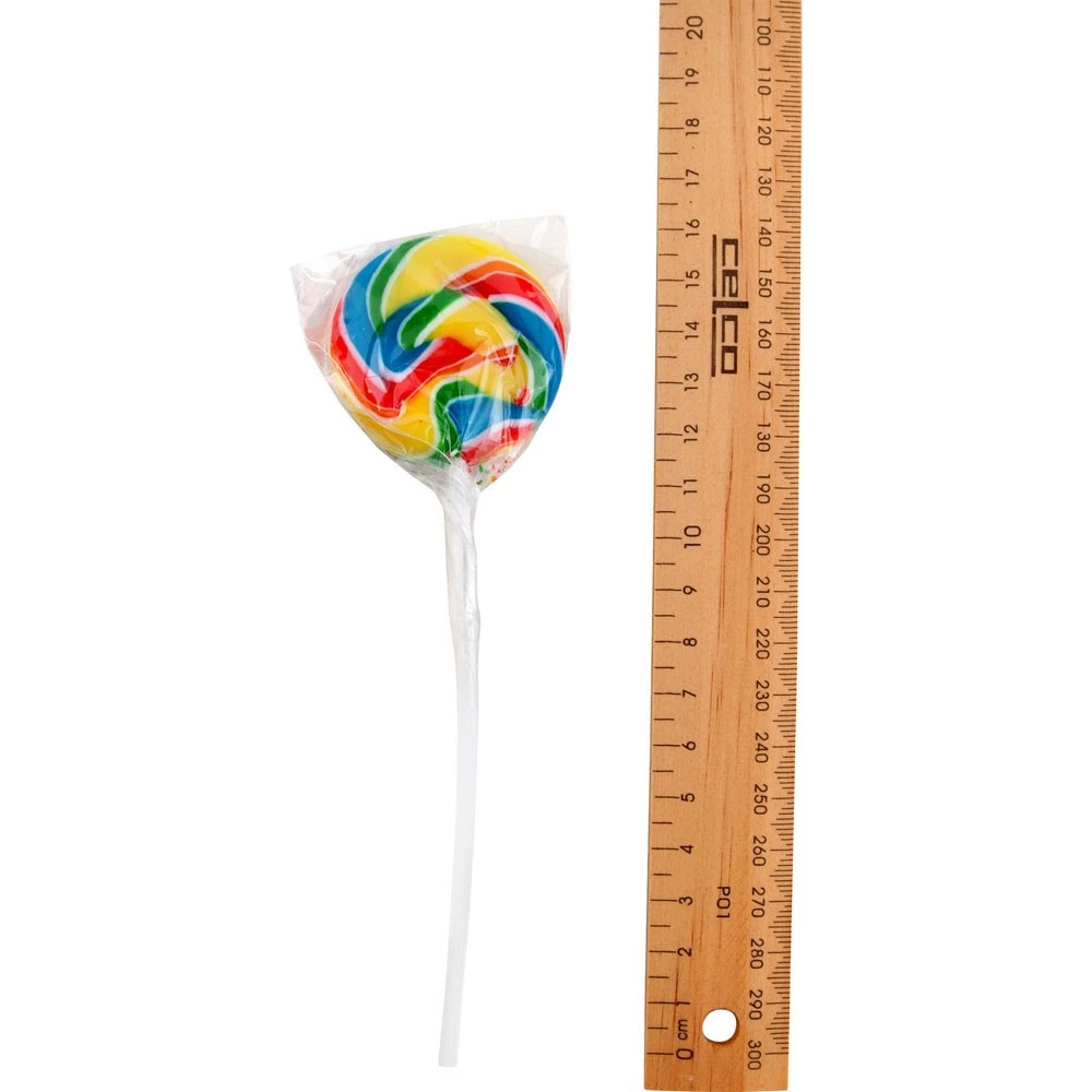 Rainbow Mini Swirl Lollipops 50 Pack 2 Rainbow Mini Swirl Lollipops 50 Pack - Image 2