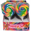 Rainbow Swirl Lollipops 50g - 24 Pack