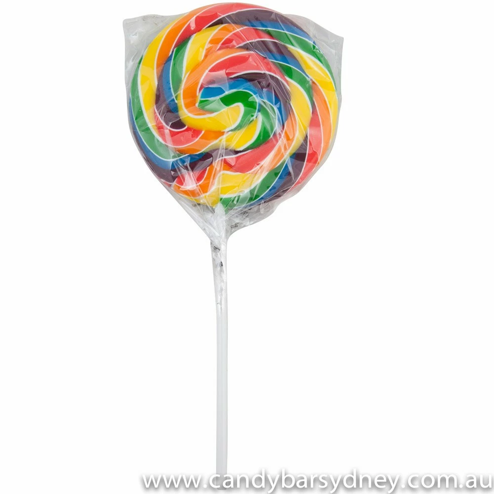 Rainbow Swirl Lollipops 85g 24 Pack 1 Rainbow Swirl Lollipops 85g 24 Pack