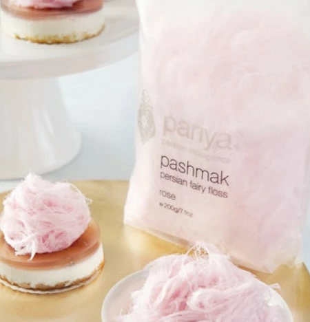 Rose Persian Fairy Floss - Pariya Pashmak 1 Rose Persian Fairy Floss - Pariya Pashmak