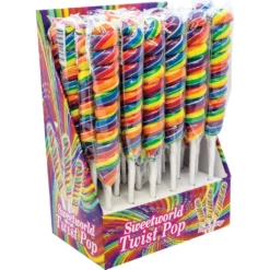Sweetworld Twist Pop 60g - 24 Pack