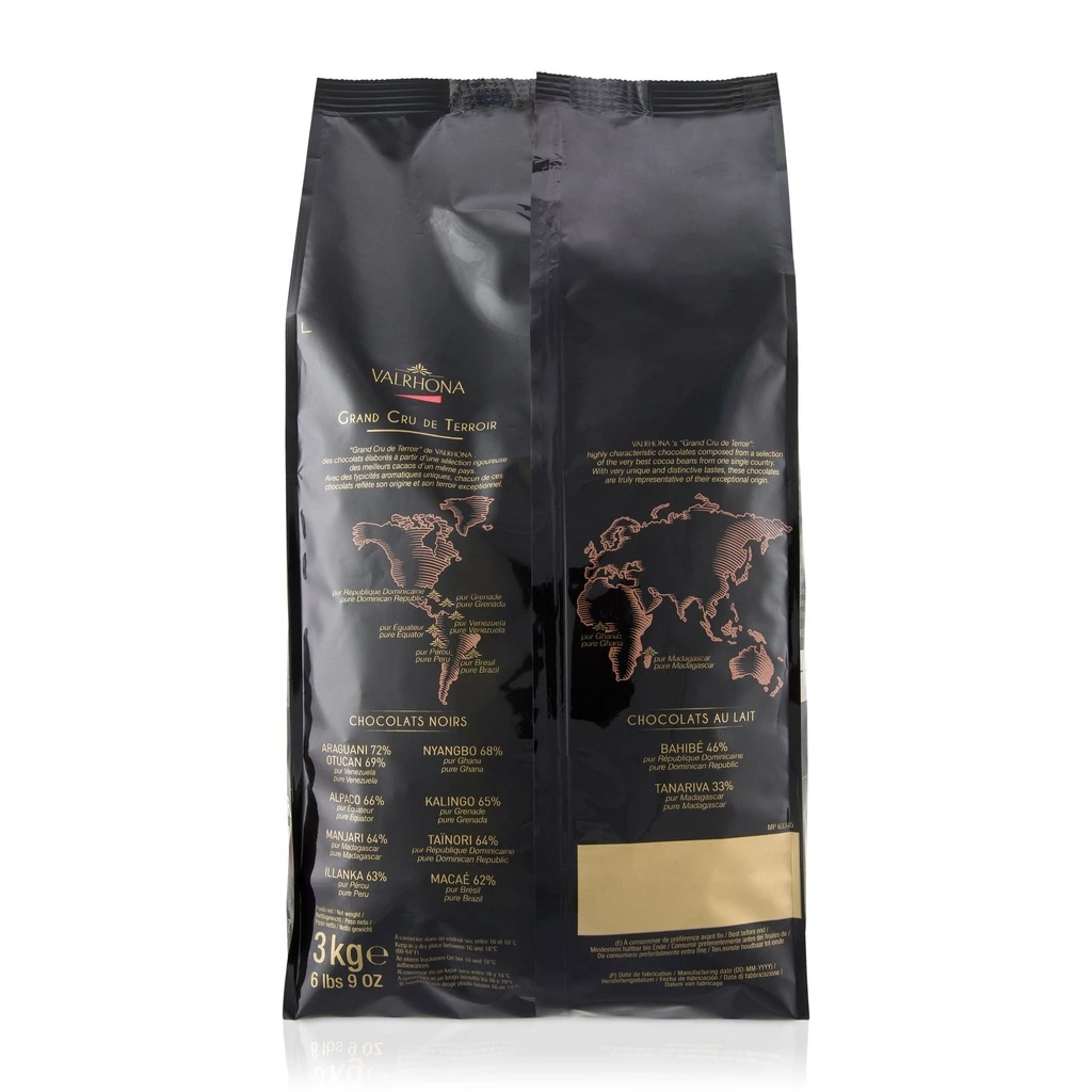 Valrhona Itakuja 55% Dark Couverture Chocolate Feves 3kg 2 Valrhona Itakuja 55% Dark Couverture Chocolate Feves 3kg - Image 2