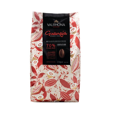 Valrhona Guanaja 70% Dark Couverture Chocolate Feves 3kg 2 Valrhona Guanaja 70% Dark Couverture Chocolate Feves 3kg - Image 2