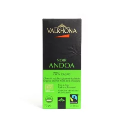 Valrhona Noir Andoa 70% Organic Dark Chocolate Bar 70g