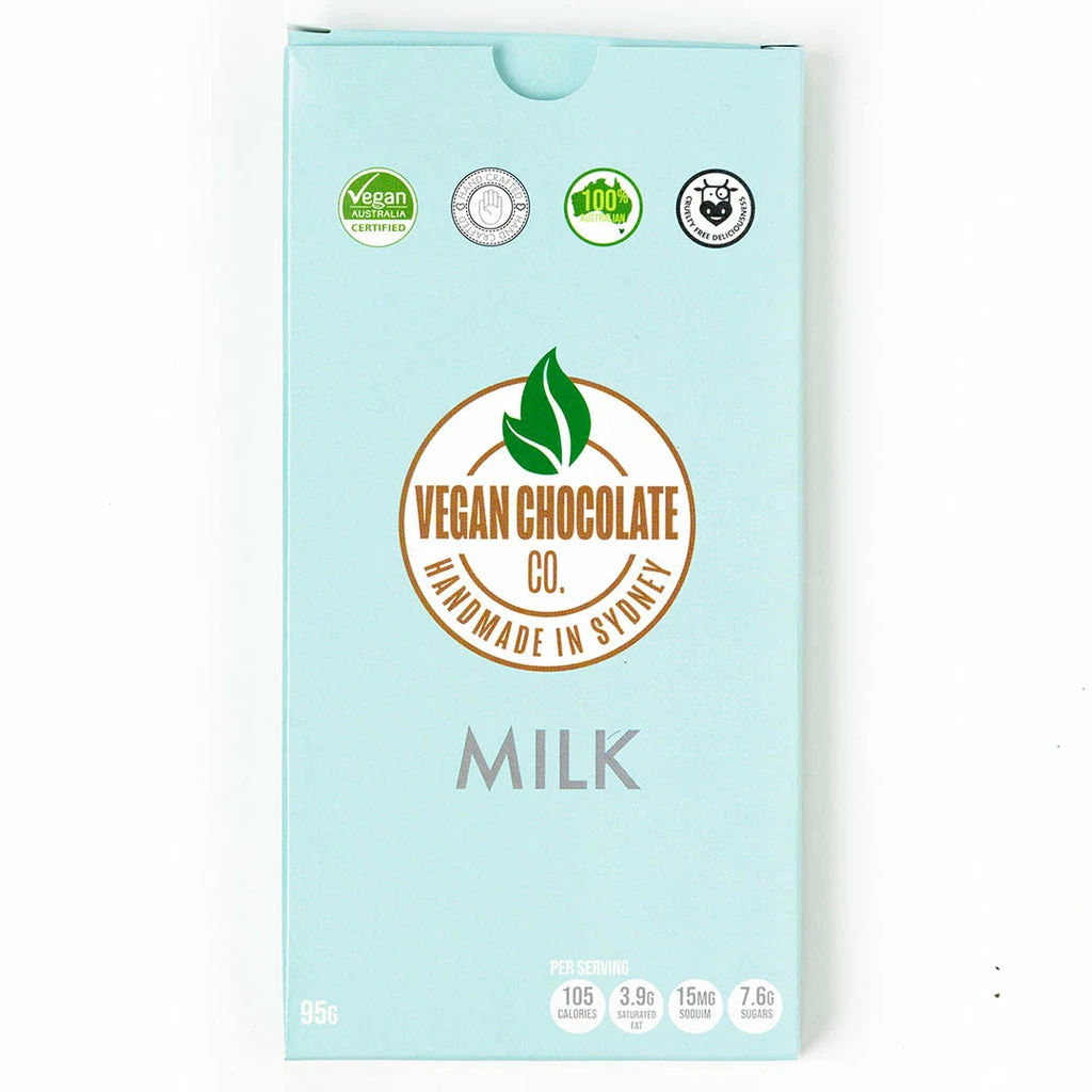 Vegan Chocolate Co Milk Bar 95g 2 Vegan Chocolate Co Milk Bar 95g - Image 2