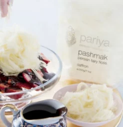 Yellow Saffron Persian Fairy Floss - Pariya Pashmak 200g X 16